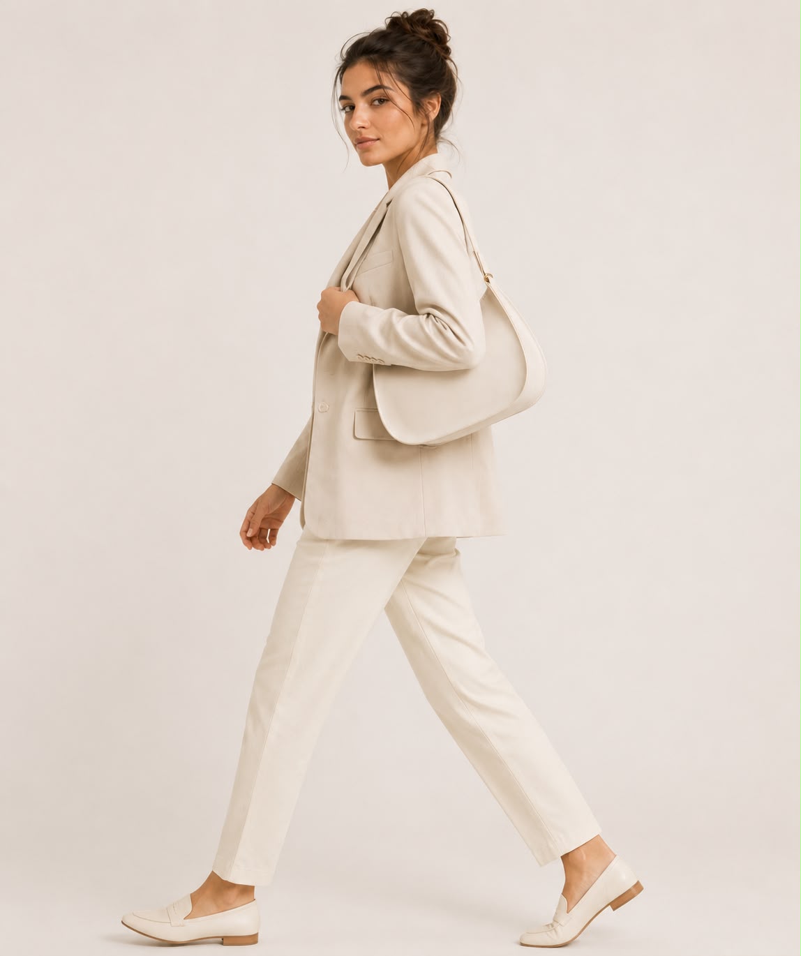 Sac Épaule Femme Livia – Blanc