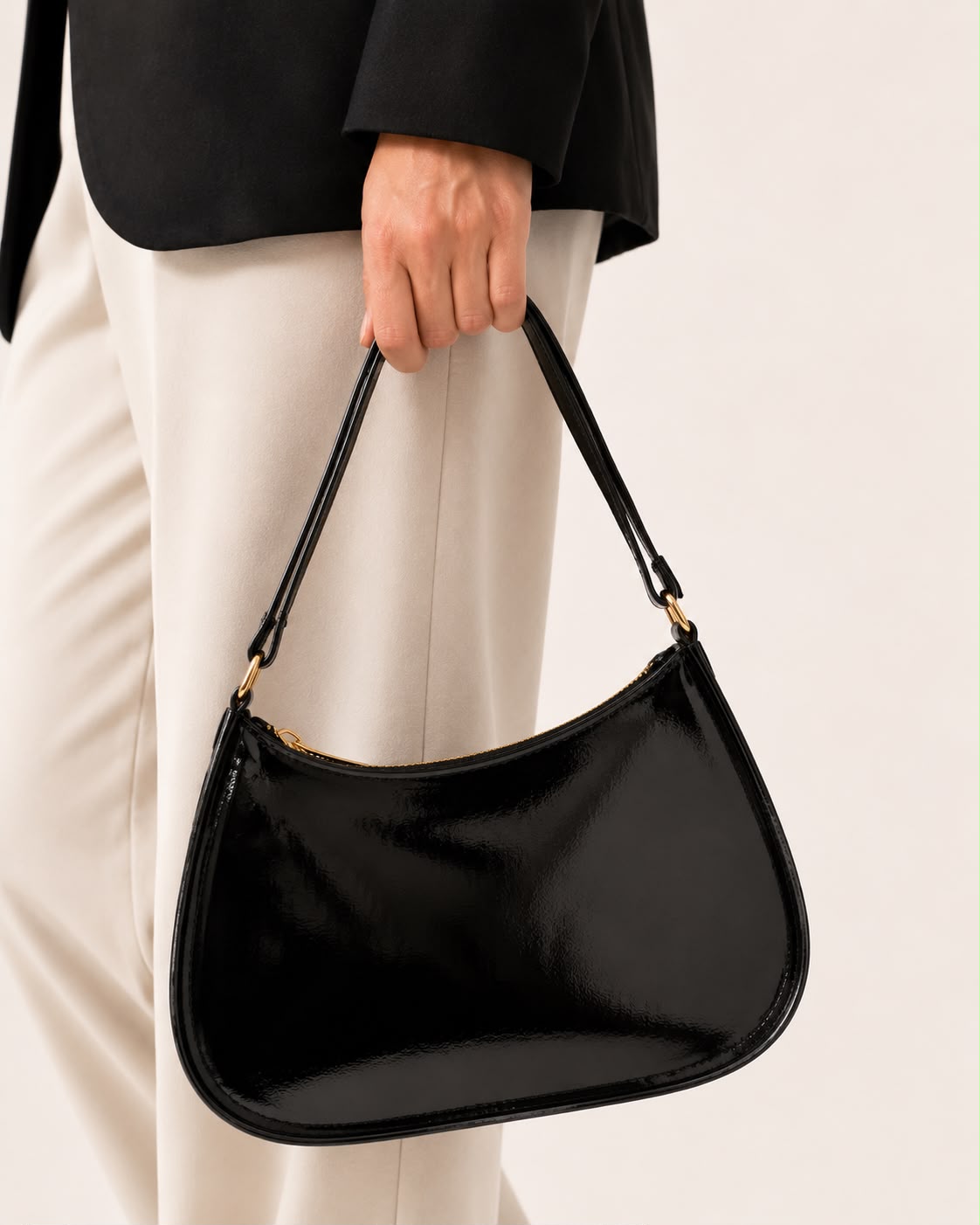 Sac Épaule Femme Livia – Noir