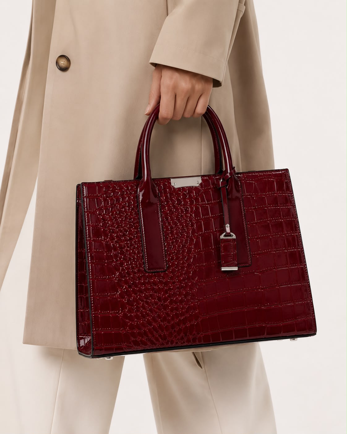 Sacs à Main Femme Effet Crocodile – Collection Élise