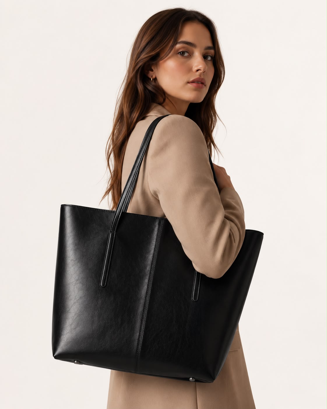 Cabas Élise en Cuir Véritable
