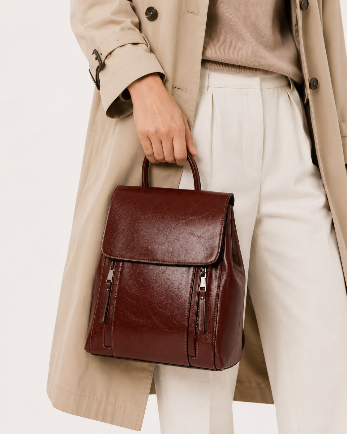 Sacs à Dos Femme en Cuir Véritable