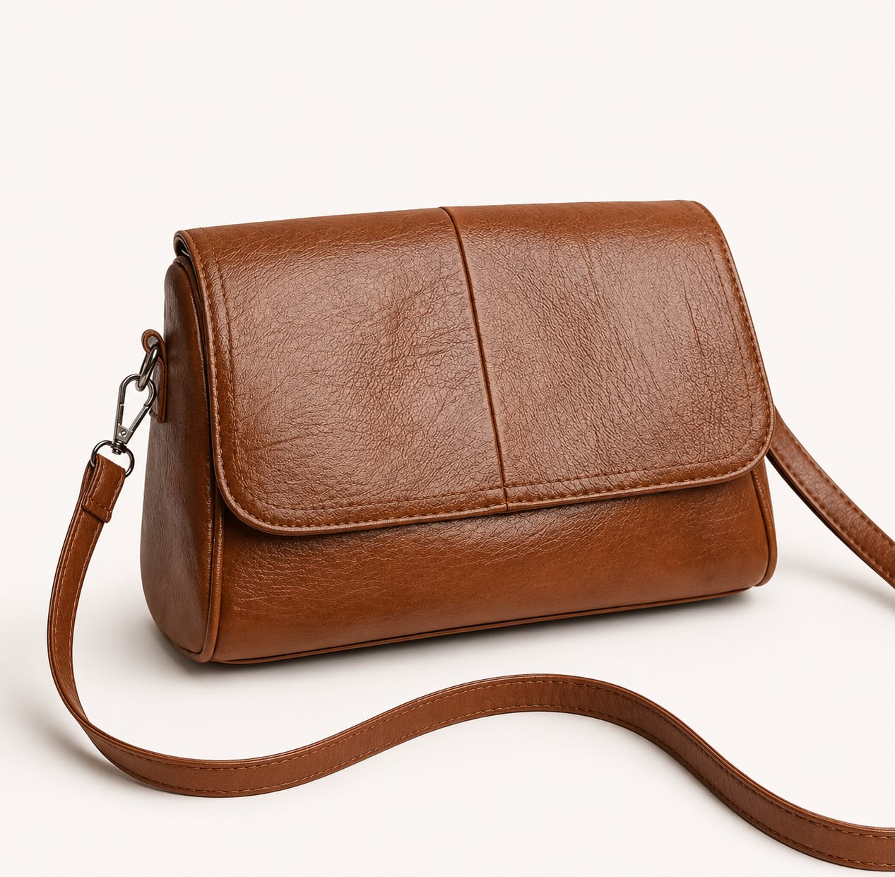 Sac Bandoulière Femme Rétro – Marron