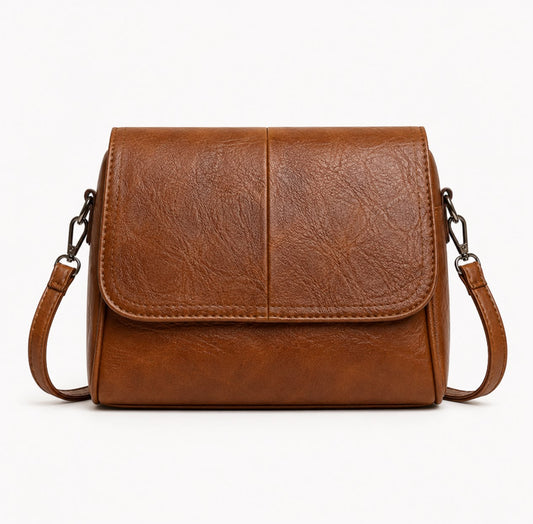 Sac Bandoulière Femme Rétro – Marron