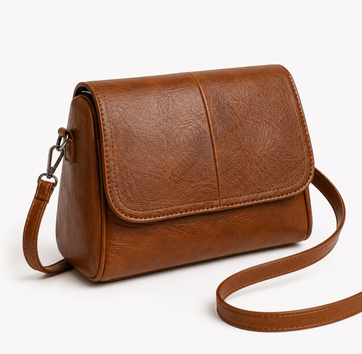 Sac Bandoulière Femme Rétro – Marron