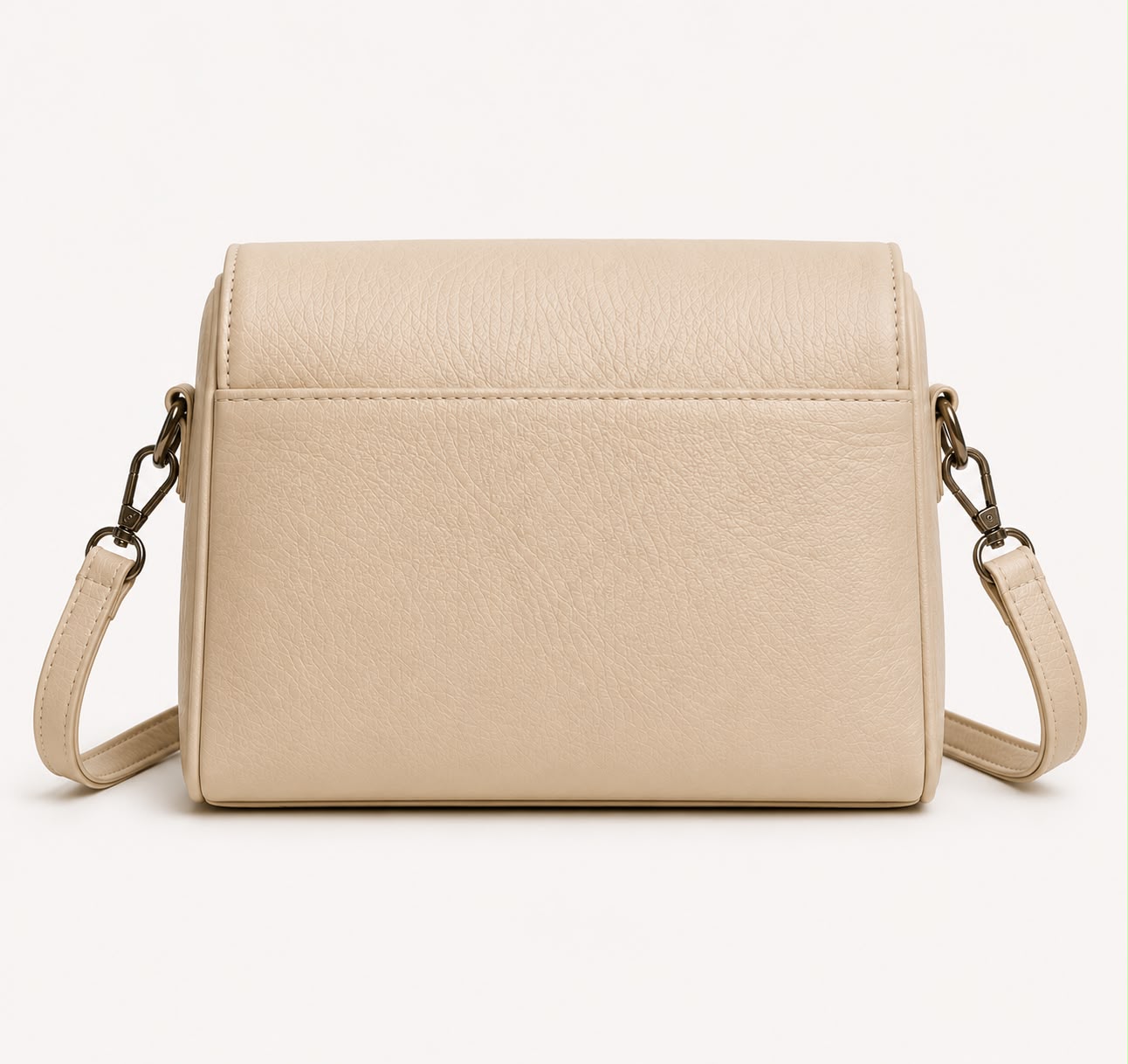 Sac Bandoulière Femme Rétro – Beige