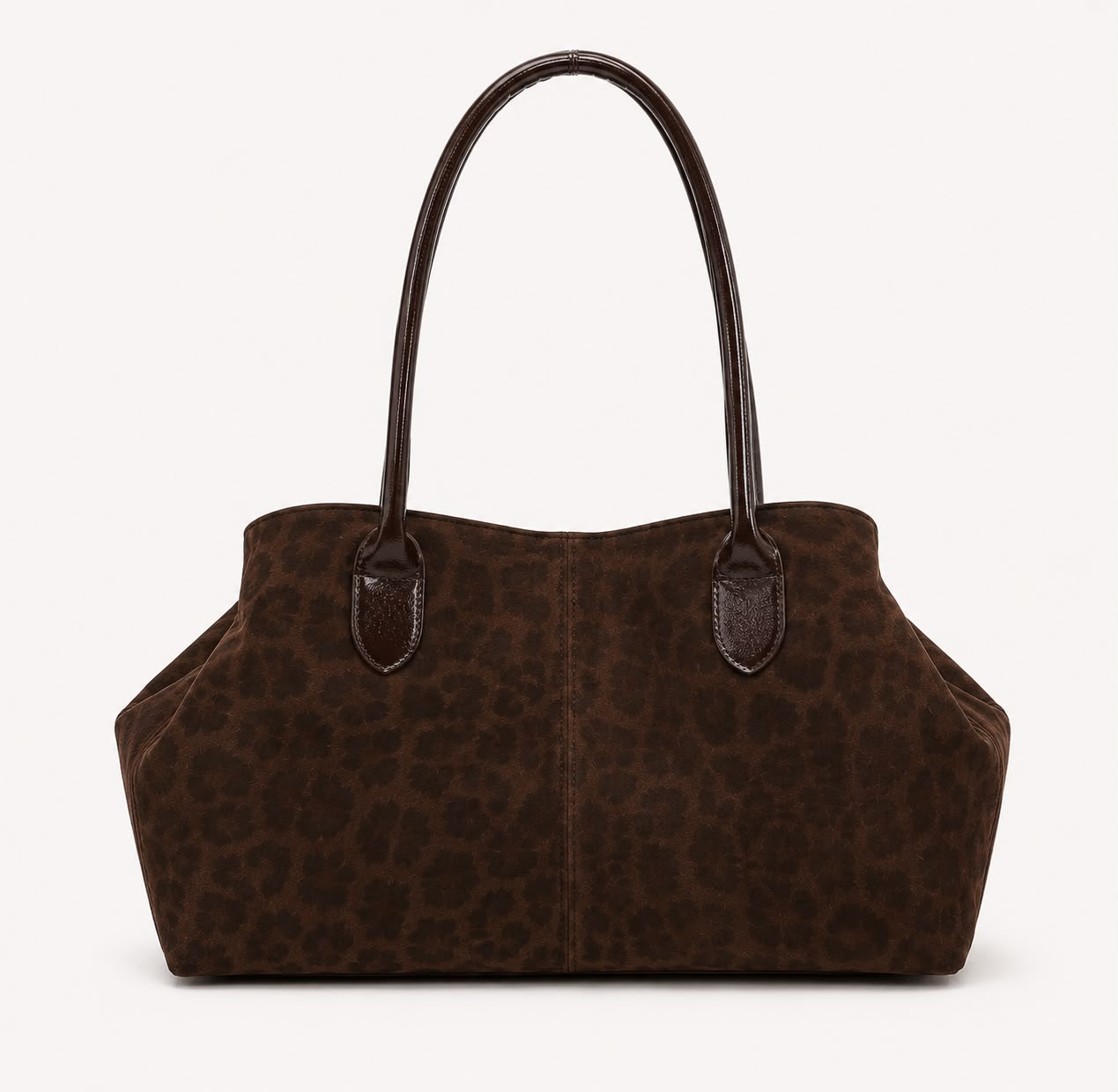 Sac Porté Épaule Léopard Féline – Café