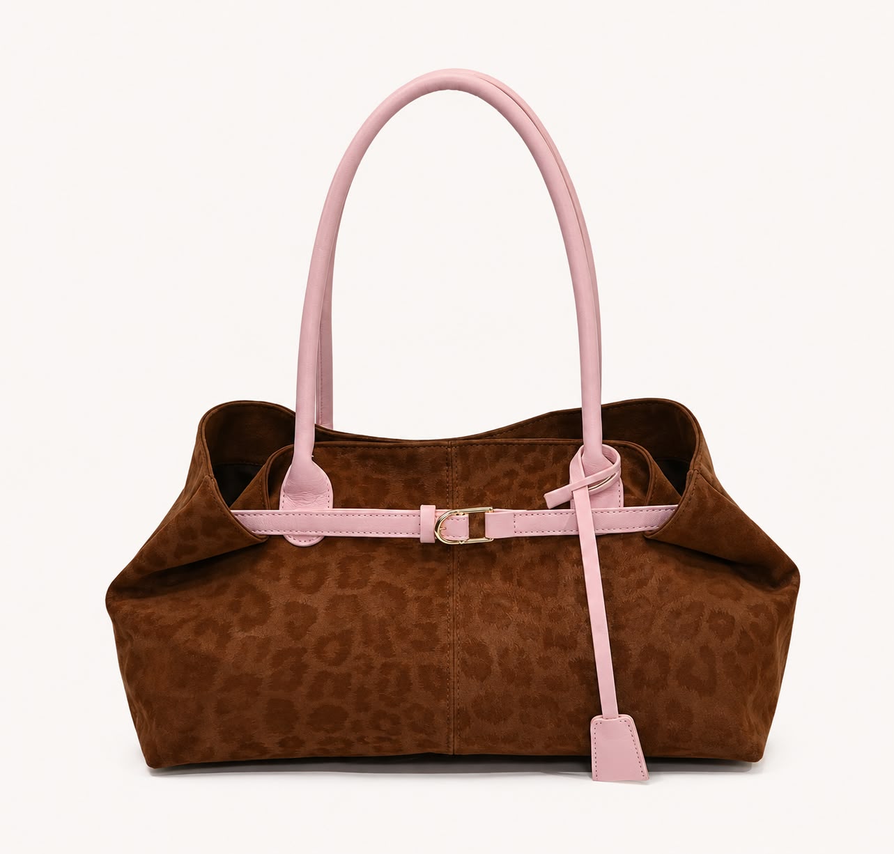 Sac Porté Épaule Léopard Féline – Brun