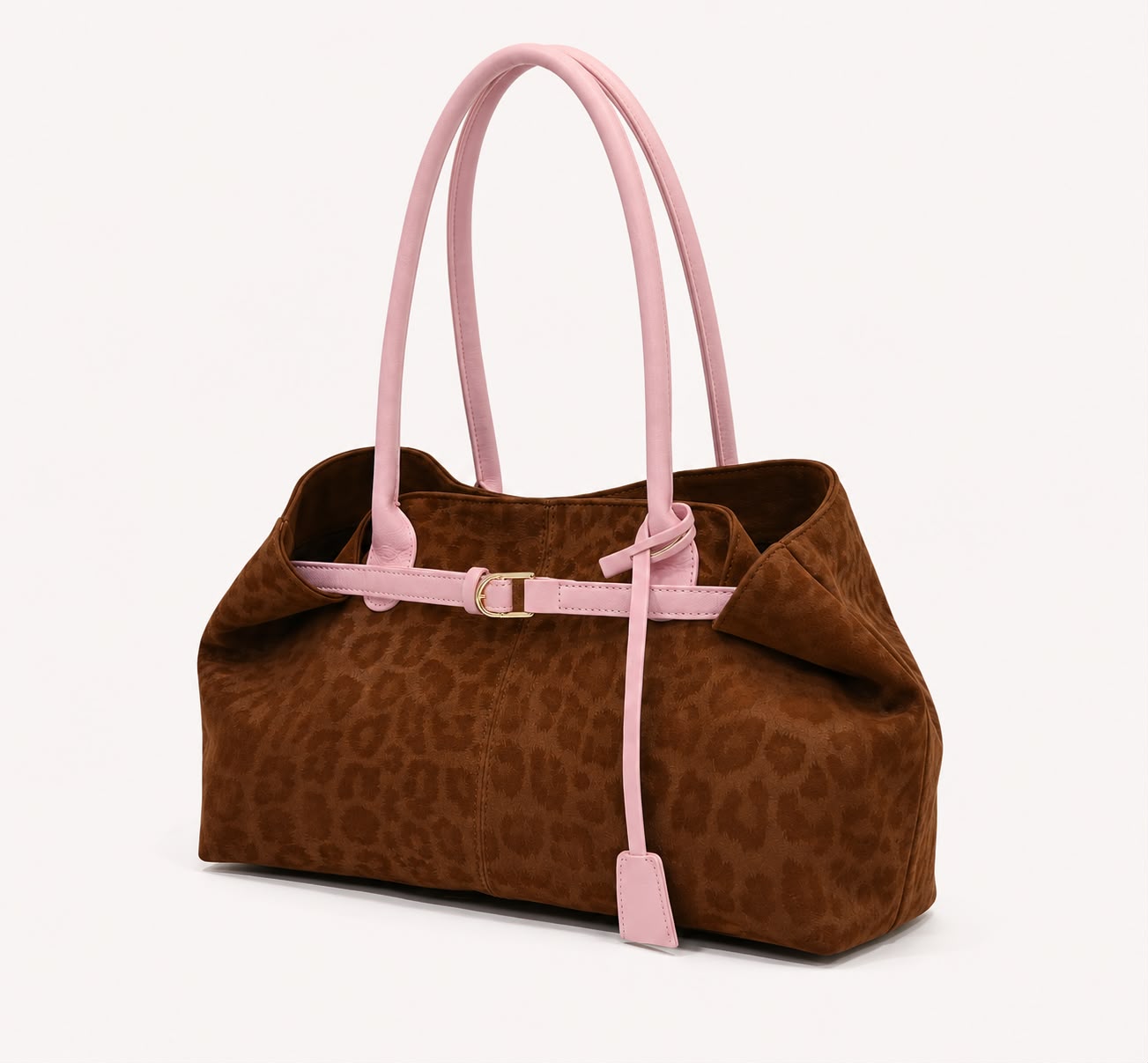 Sac Porté Épaule Léopard Féline – Brun