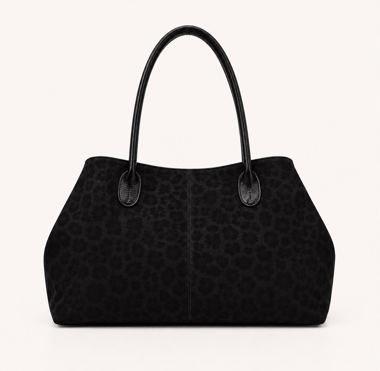 Sac Porté Épaule Léopard Féline – Noir