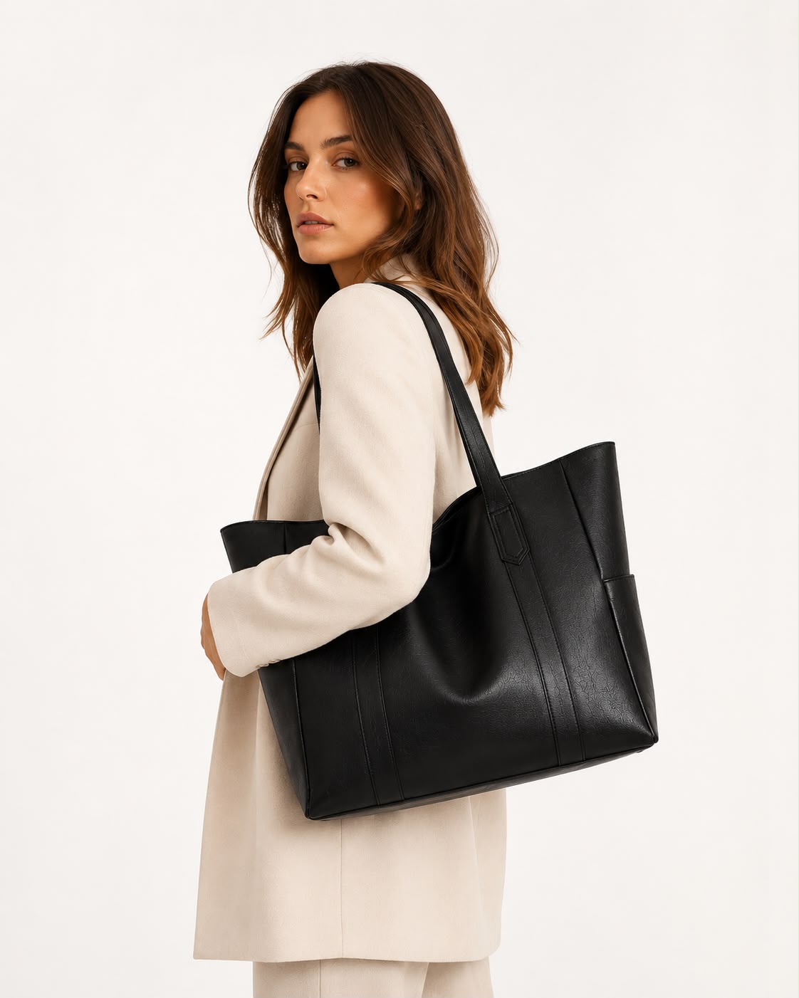Sac Cabas Femme Élise – Noir