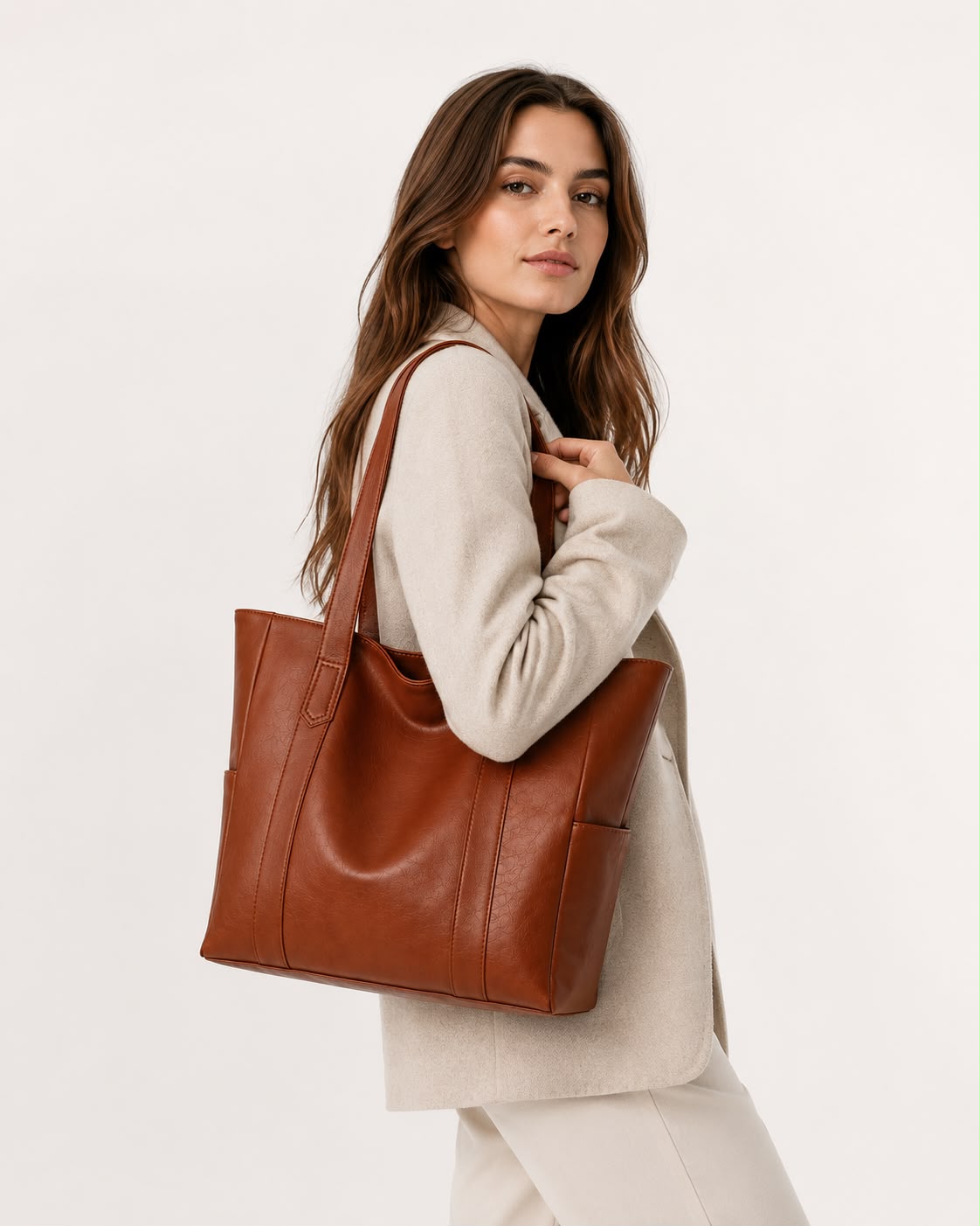Sac Cabas Femme Élise – Café