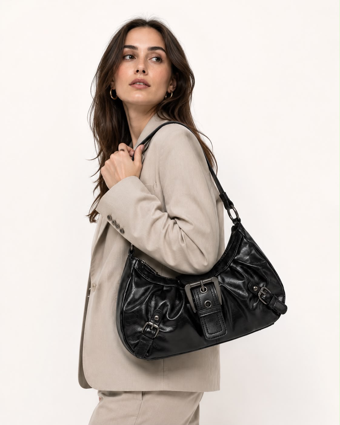 Sac Hobo Élia – Noir