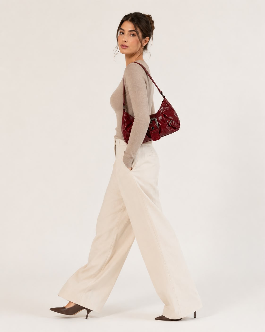 Sac Hobo Élia – Rouge