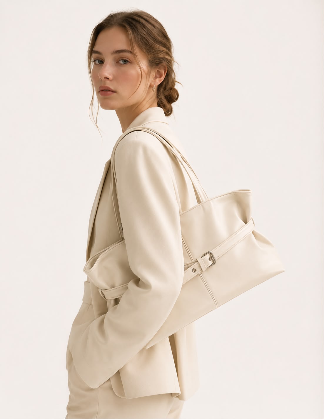 Sac Cabas Femme Alma – Blanc