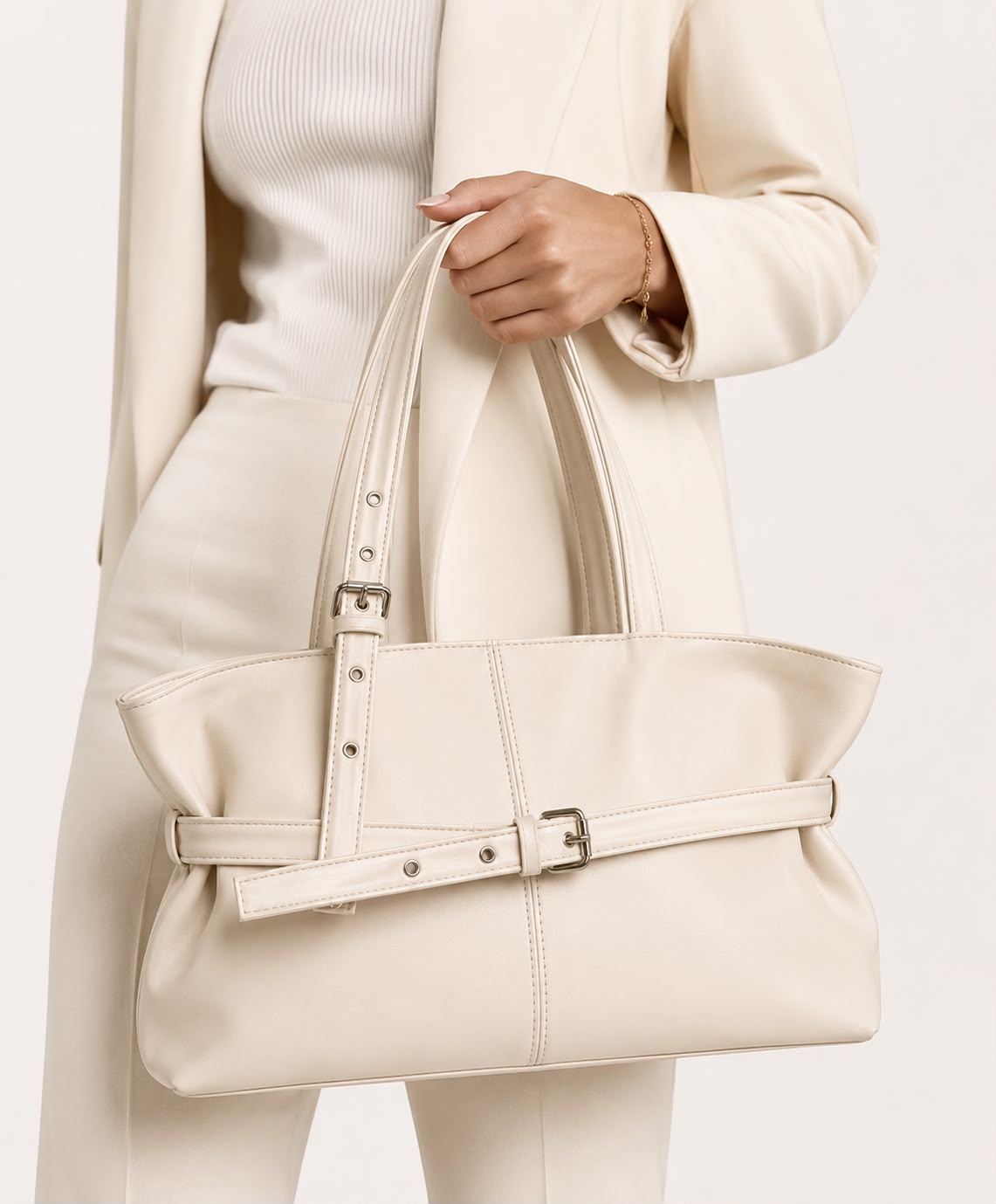Sac Cabas Femme Alma – Blanc