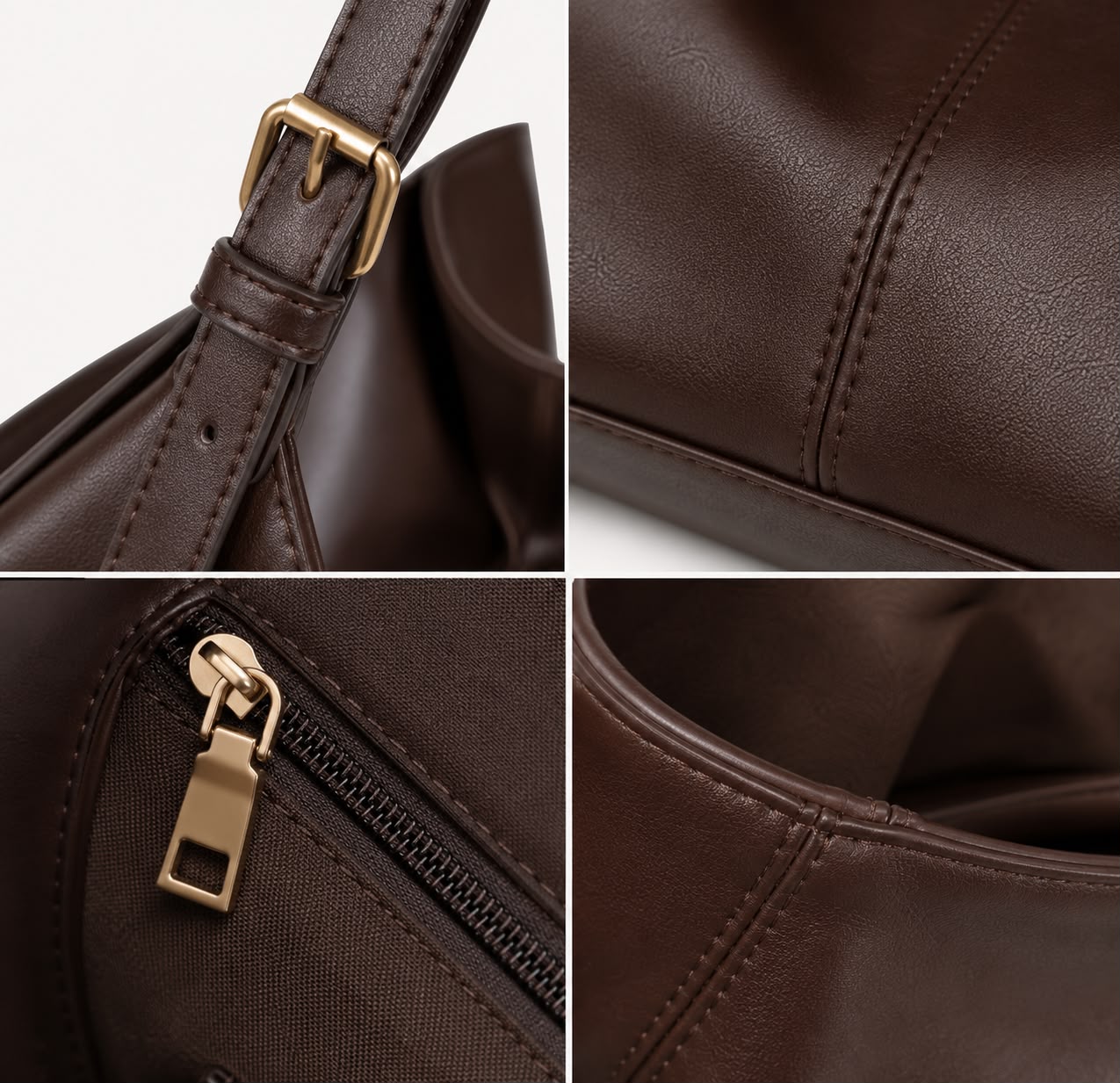Sac Hobo Femme Alba – Café