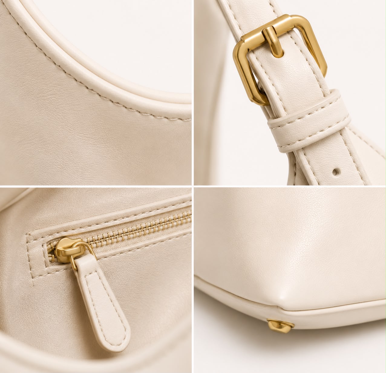 Sac Hobo Femme Alba – Blanc