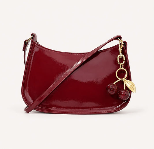 Sac Épaule Femme Livia – Red Cherry
