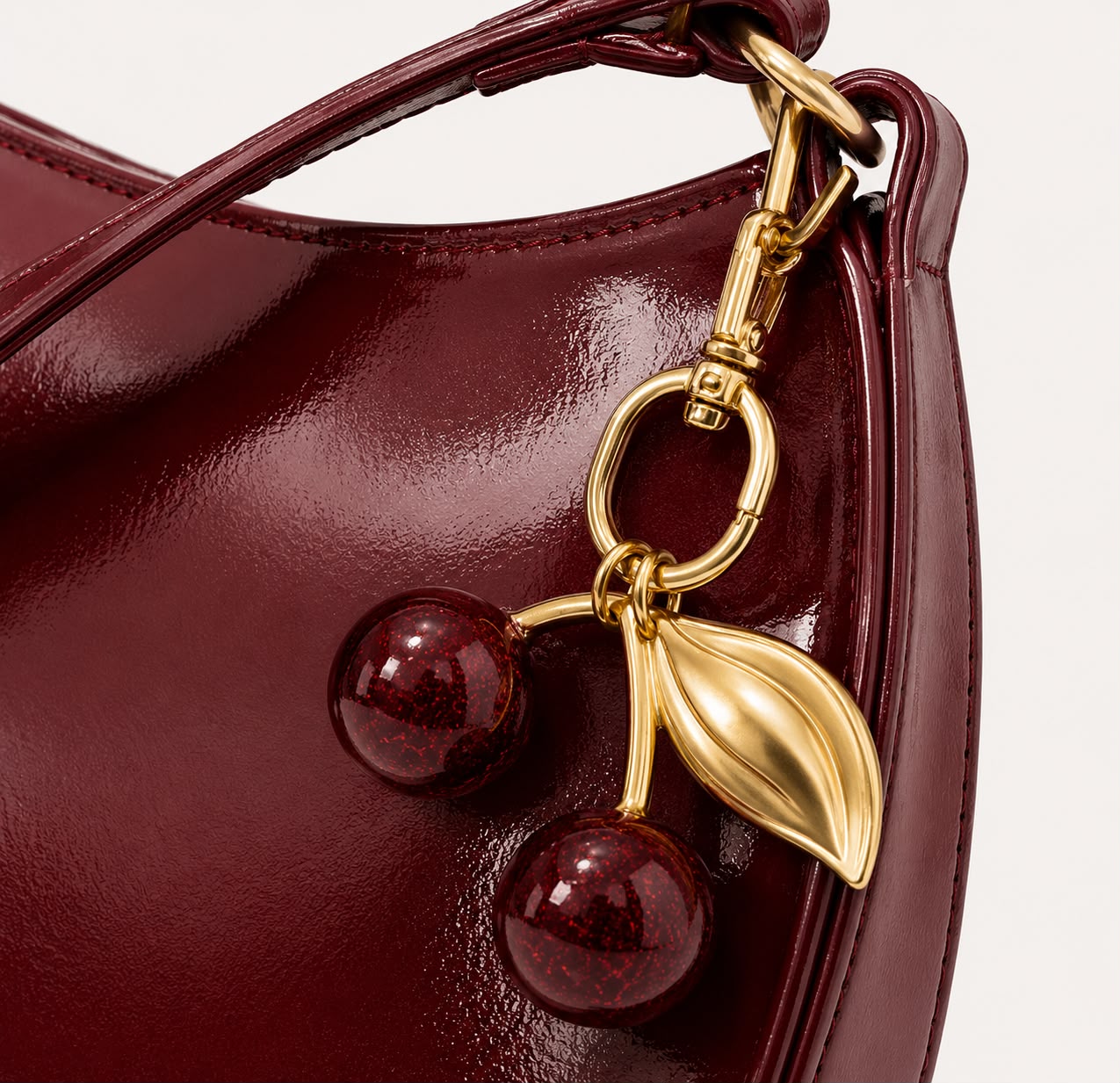 Sac Épaule Femme Livia – Red Cherry