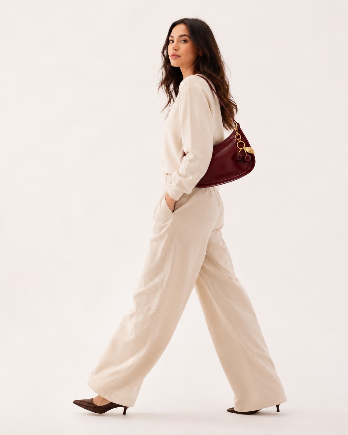 Sac Épaule Femme Livia – Red Cherry