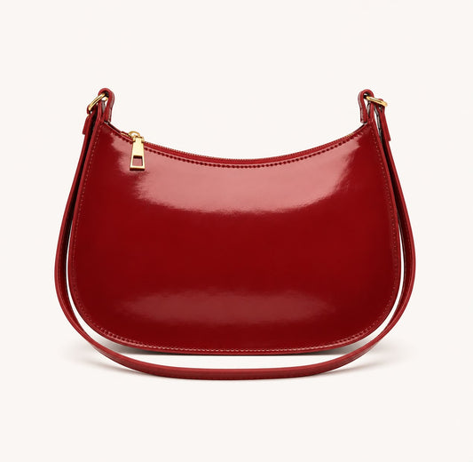 Sac Épaule Femme Livia – Rouge