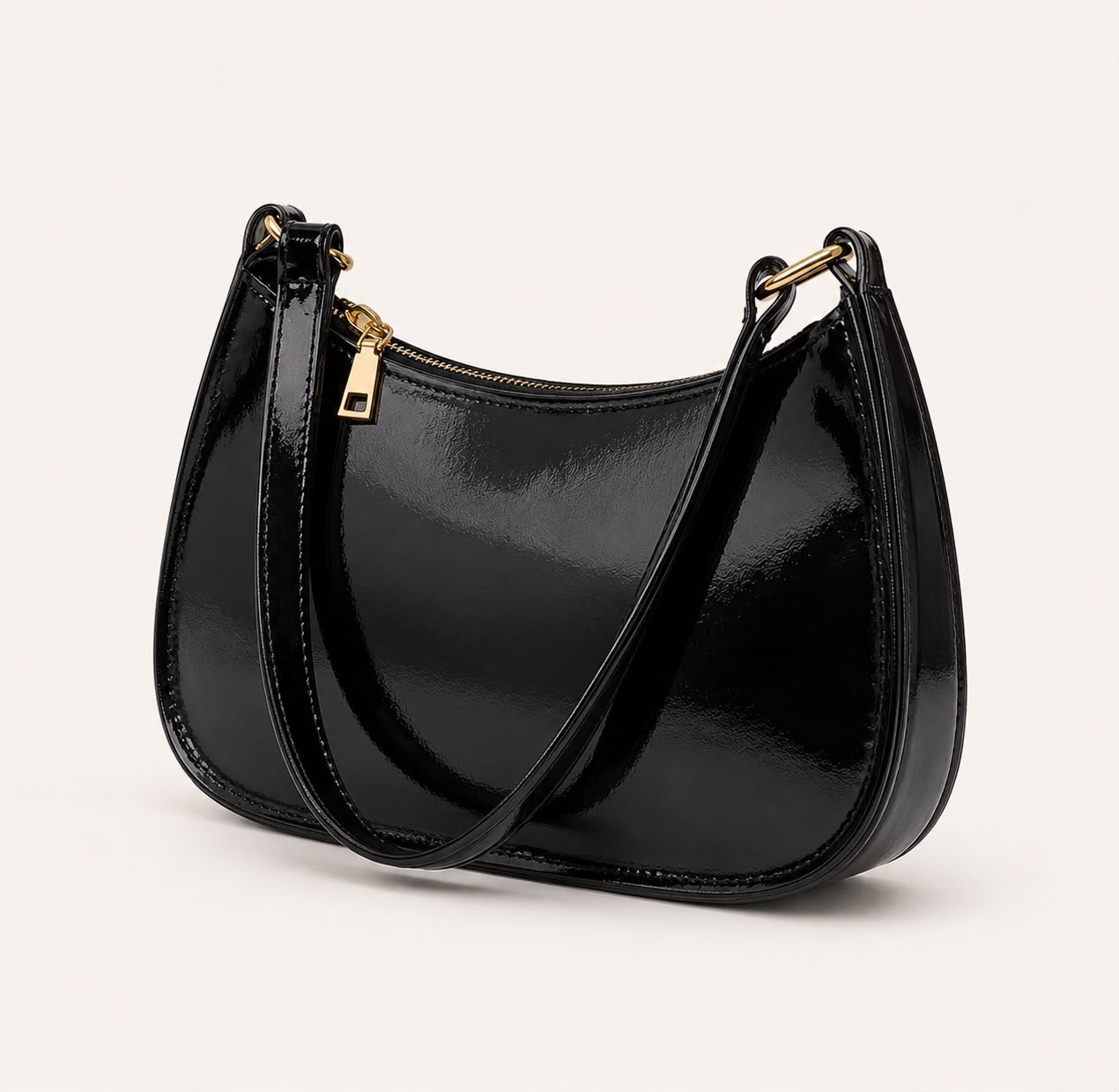 Sac Épaule Femme Livia – Noir