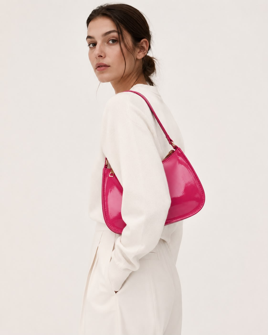 Sac Épaule Femme Livia – Rose