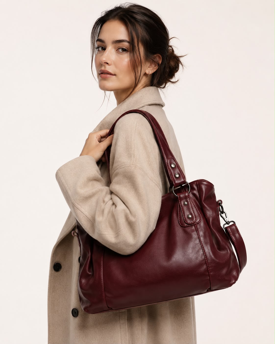 Sac Bandoulière Femme Héritage – Bordeaux