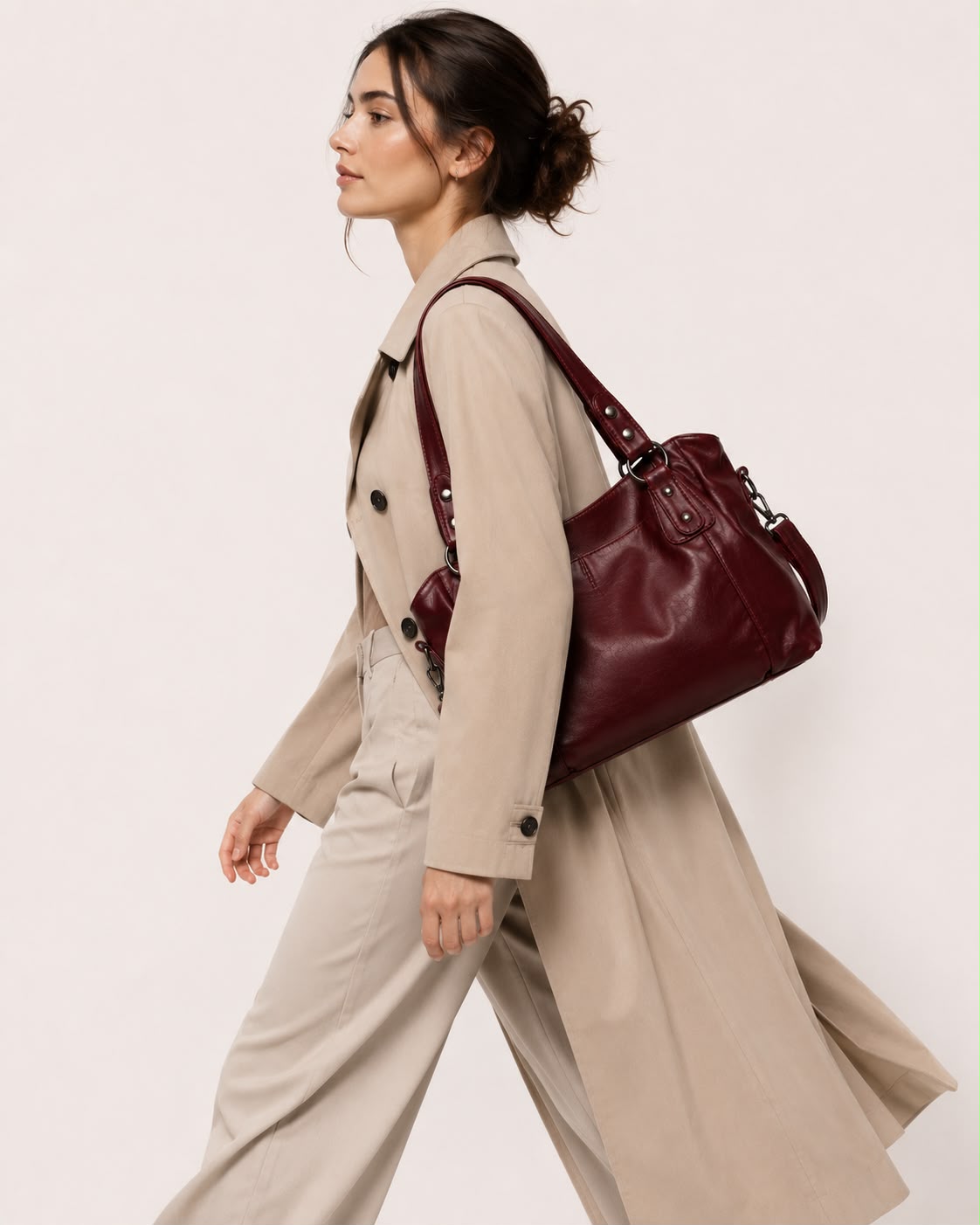 Sac Bandoulière Femme Héritage – Bordeaux