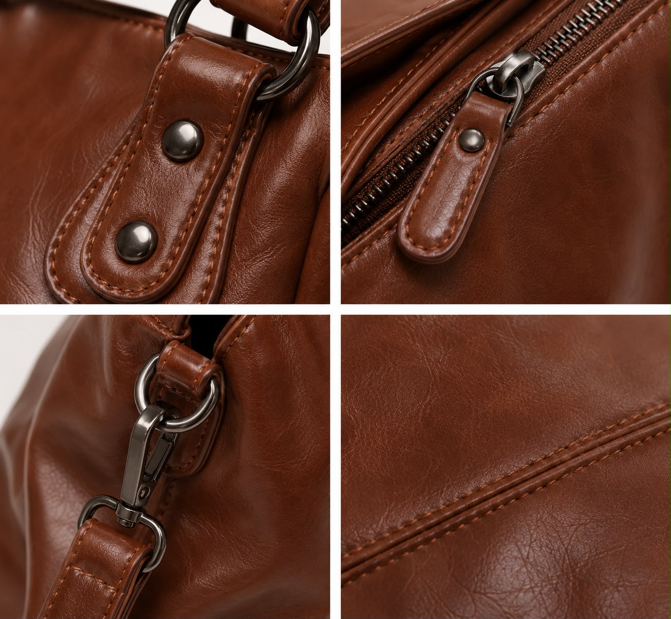 Sac Bandoulière Femme Héritage – Marron