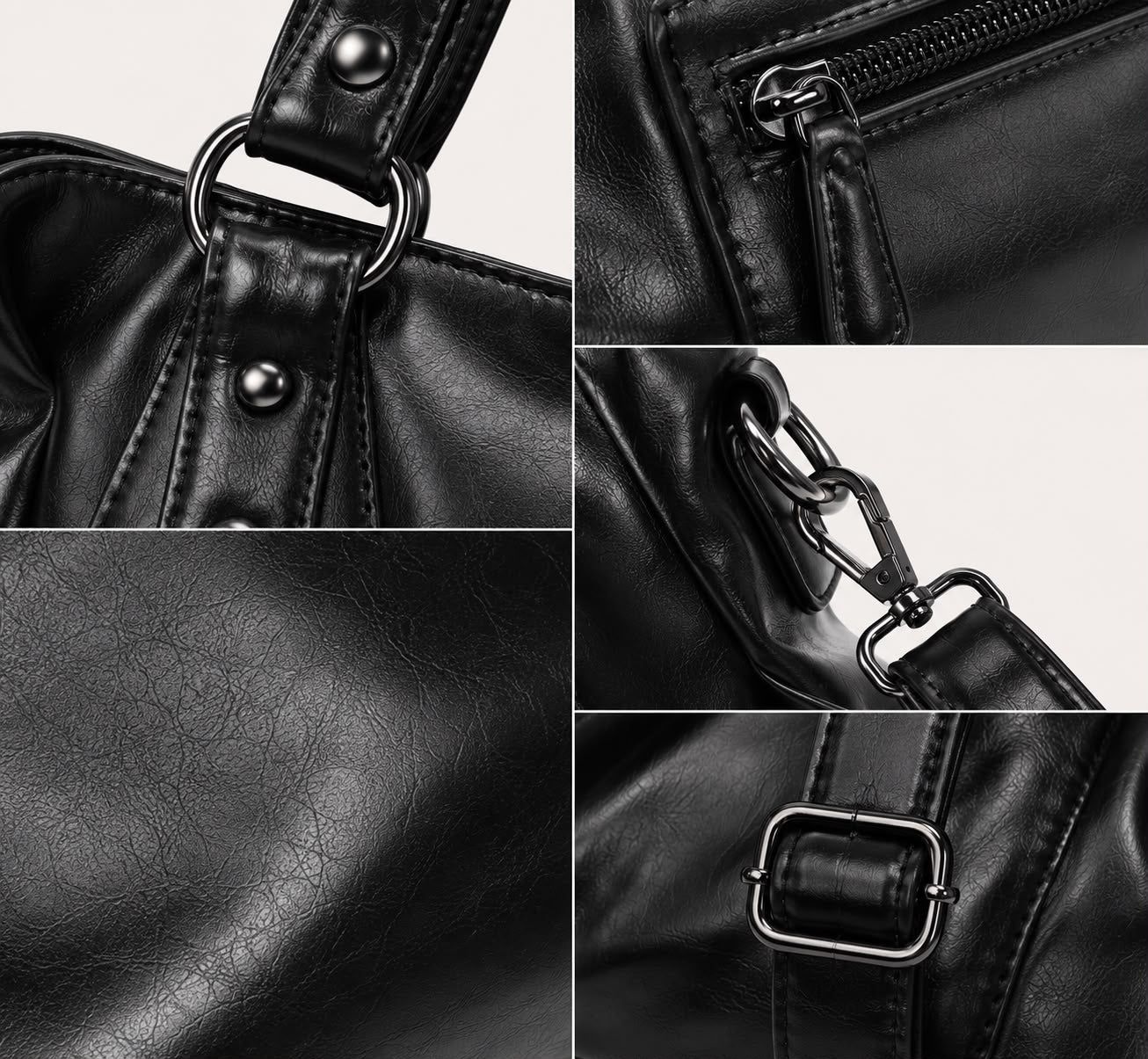 Sac Bandoulière Femme Héritage – Noir