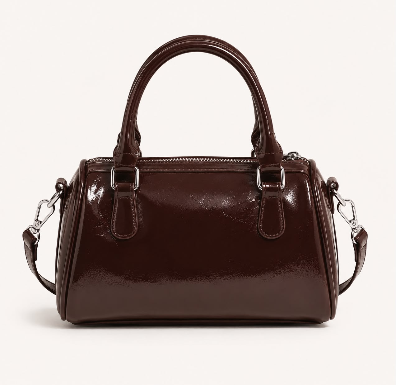 Sac à Main Femme Élise – Café Brillant