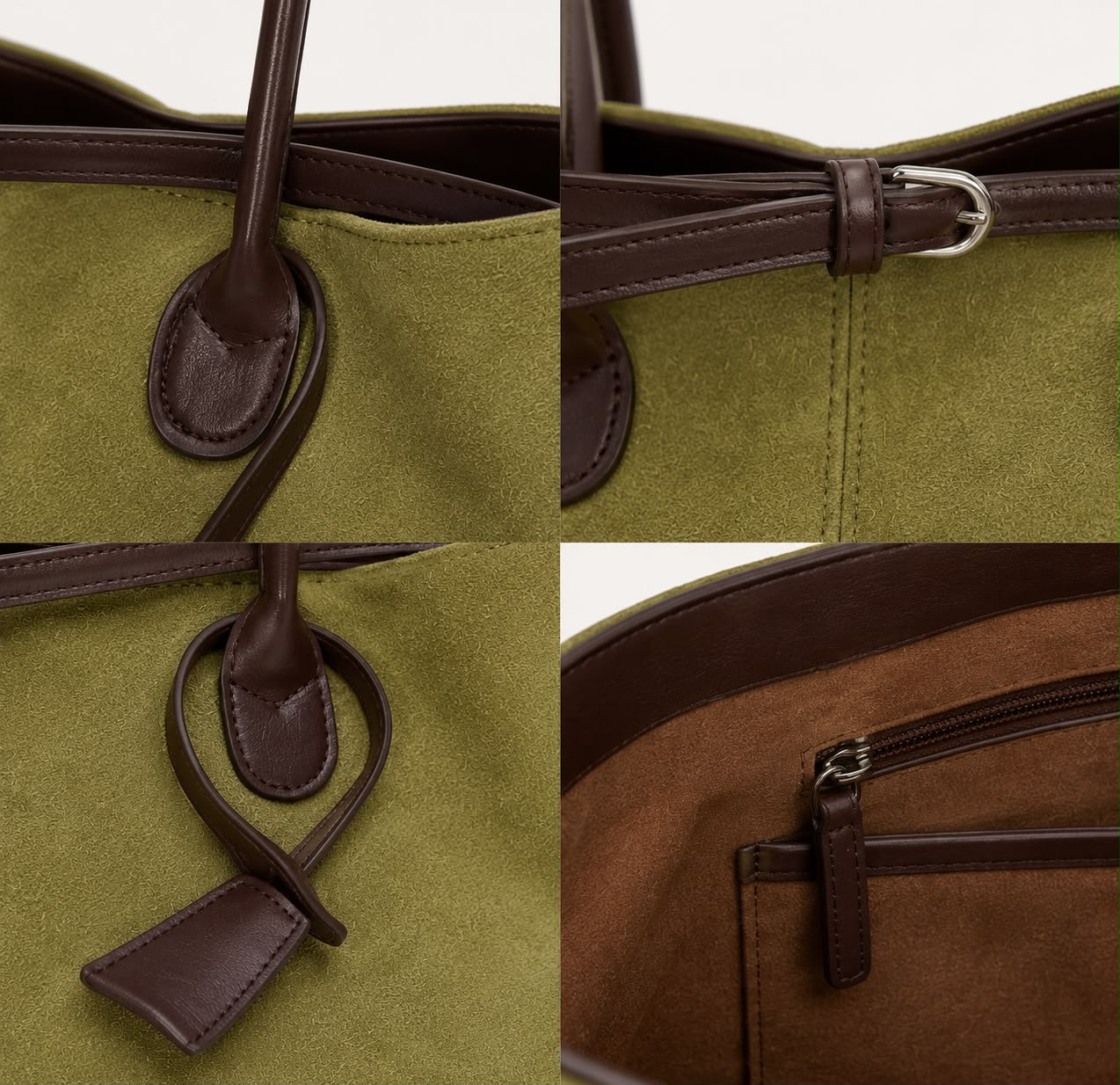Sac Cabas Femme Alma – Vert Olive