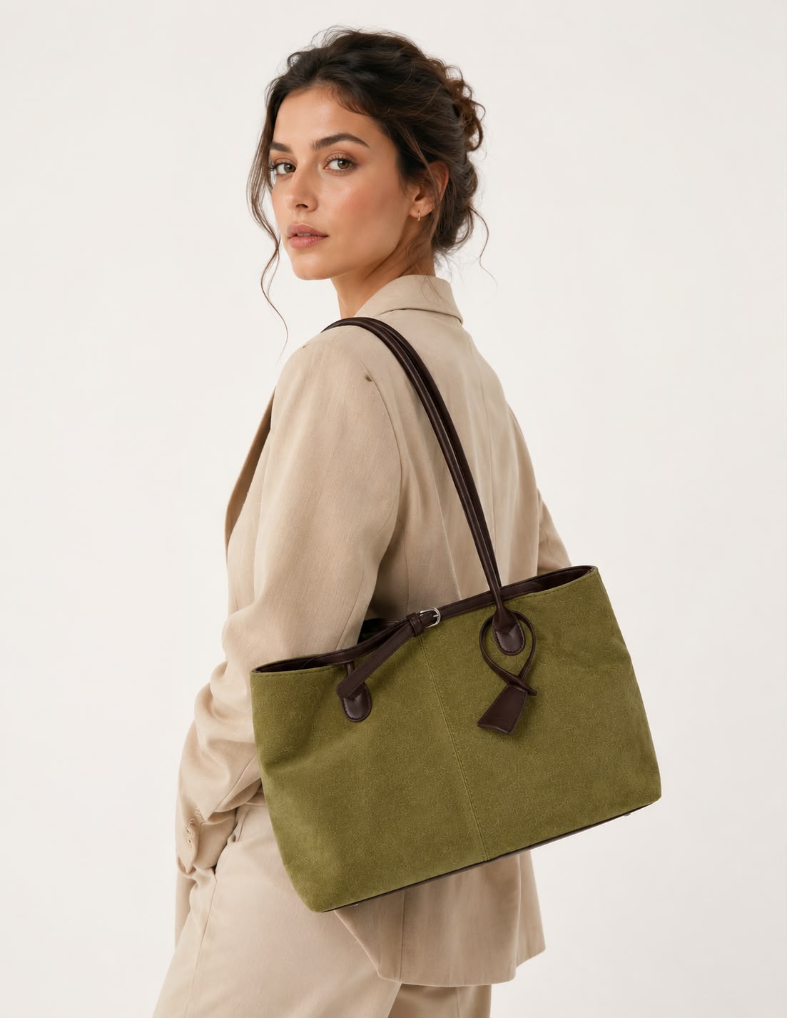 Sac Cabas Femme Alma – Vert Olive