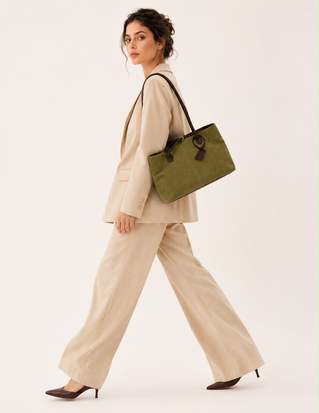Sac Cabas Femme Alma – Vert Olive