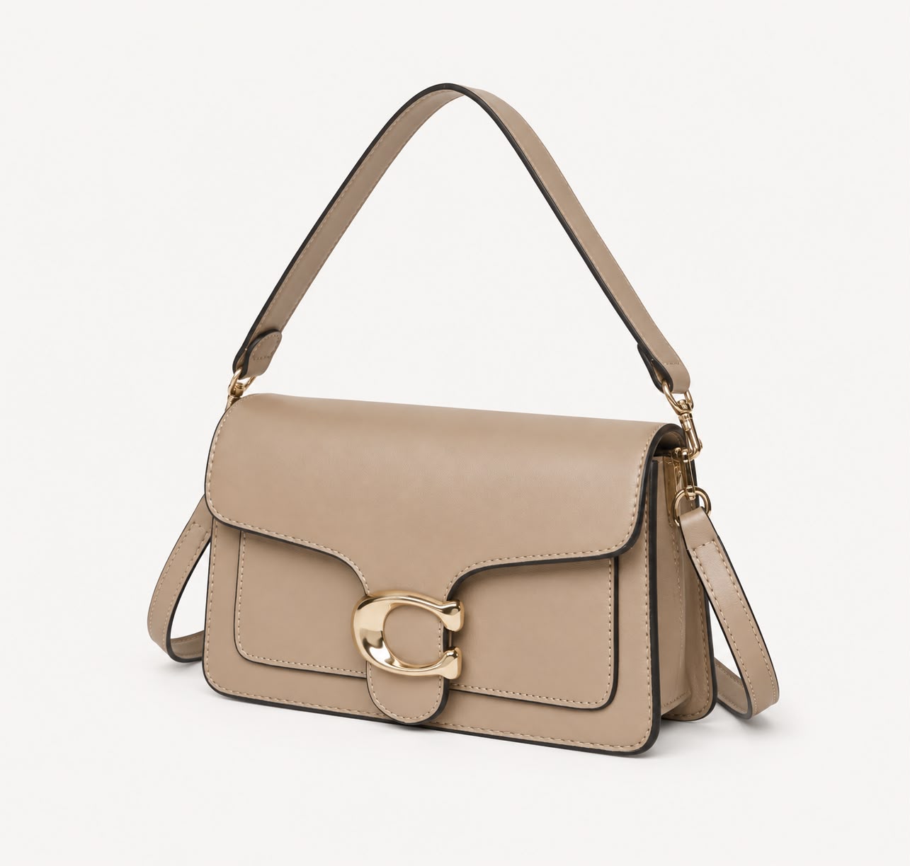 Sac Bandoulière Femme Élise – Beige Kaki