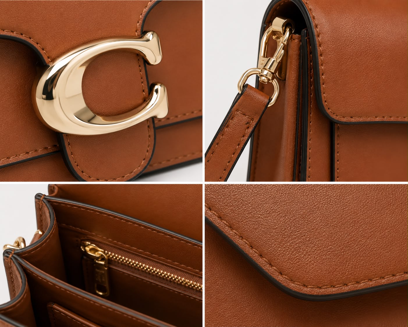 Sac Bandoulière Femme Élise – Marron Clair