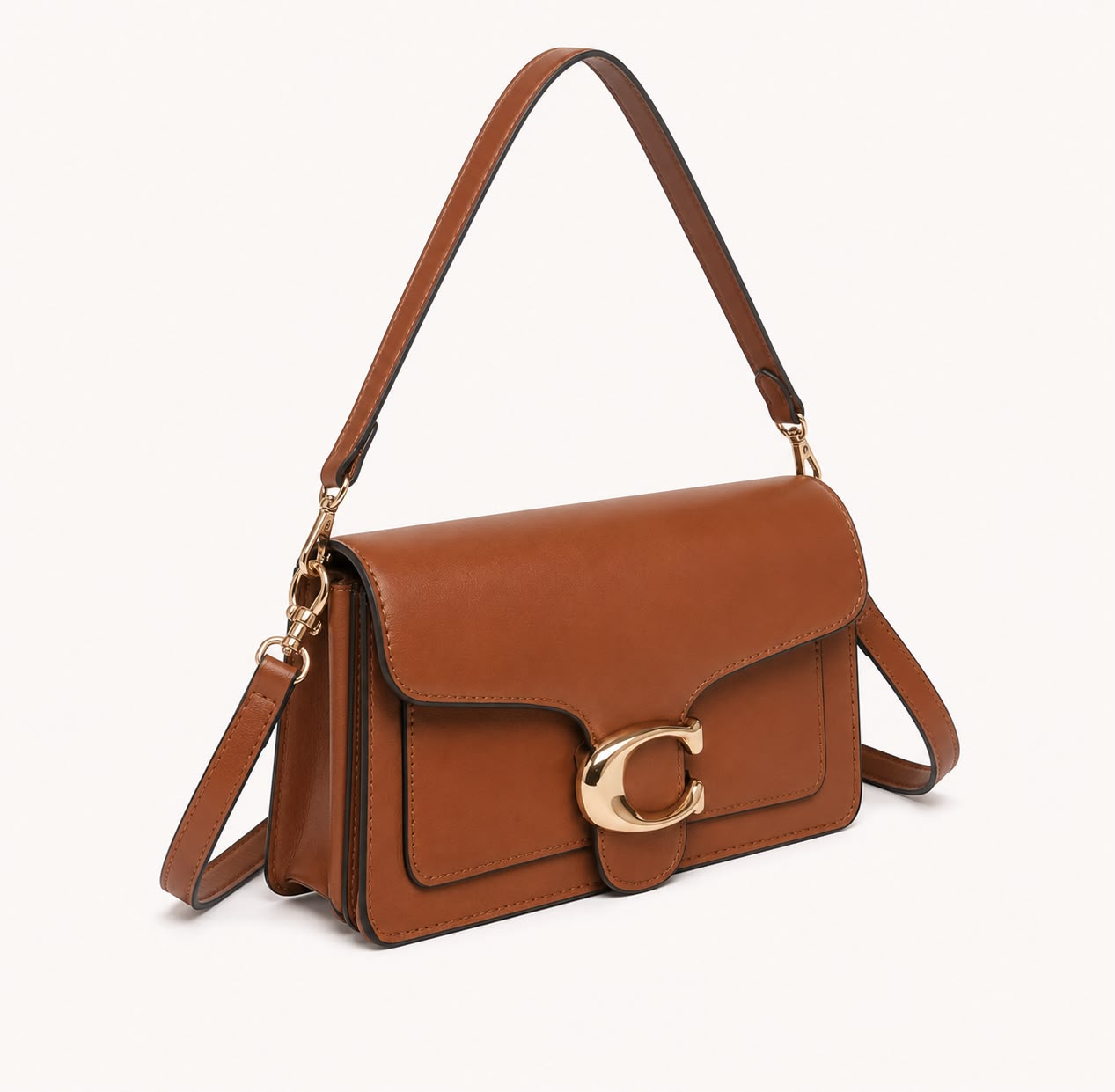 Sac Bandoulière Femme Élise – Marron Clair