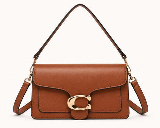 Sac Bandoulière Femme Élise – Marron Clair