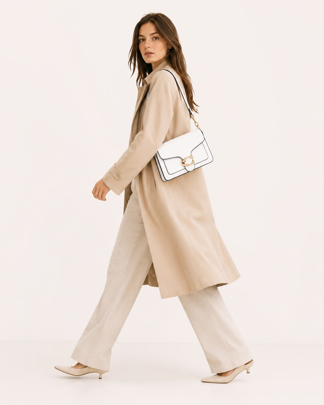 Sac Bandoulière Femme Élise – Blanc