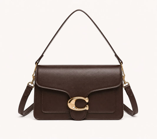Sac Bandoulière Femme Vintage Élise – Marron Foncé