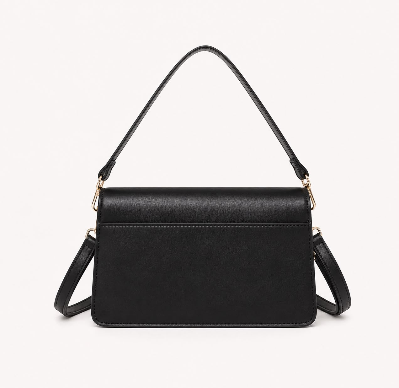 Sac Bandoulière Femme Élise – Noir Intense