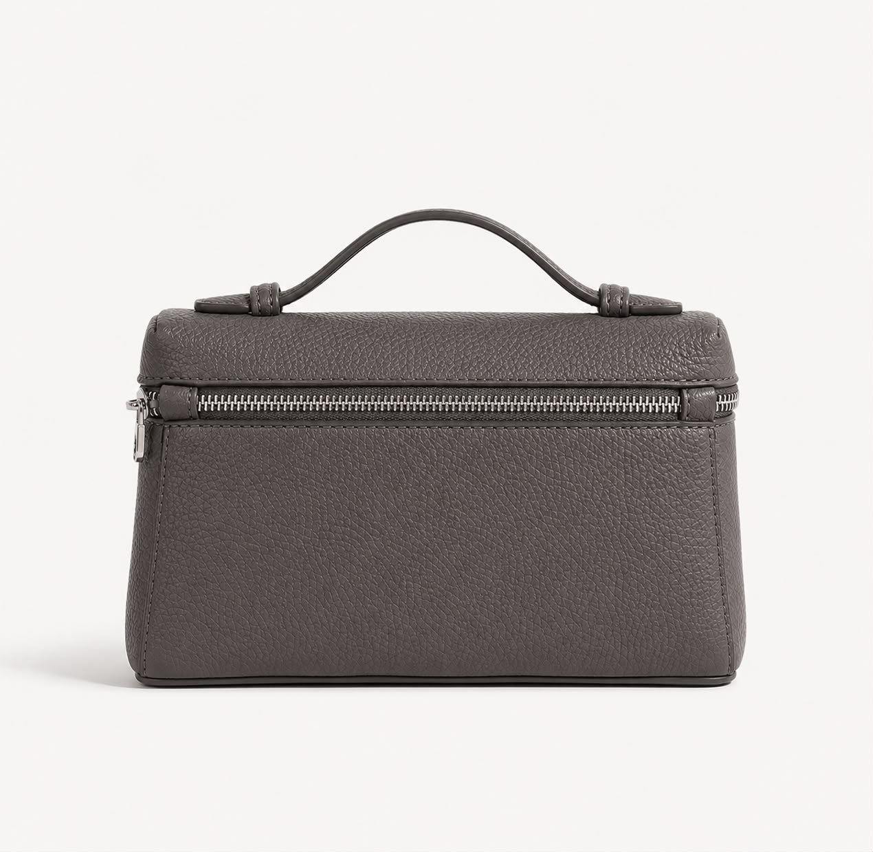 Mini Sac Bandoulière Femme Grainé Écrin – Gris