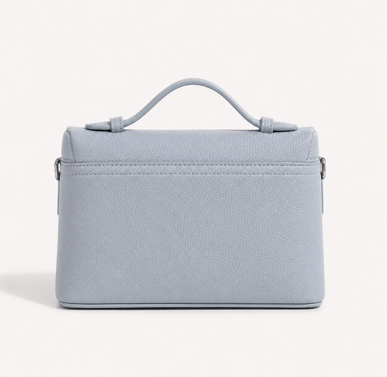 Mini Sac Bandoulière Femme Grainé Écrin – Bleu Ciel