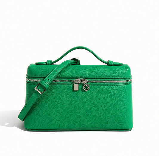 Mini Sac Bandoulière Femme Grainé Écrin – Vert