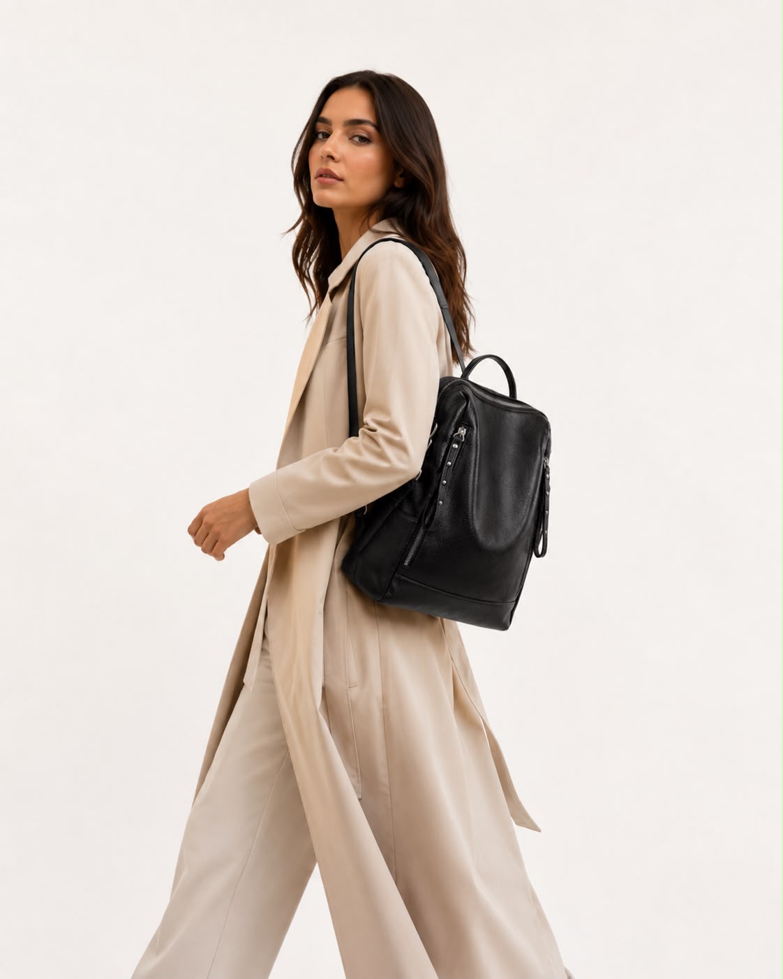 Sac à Dos Femme Convertible Camille – Noir