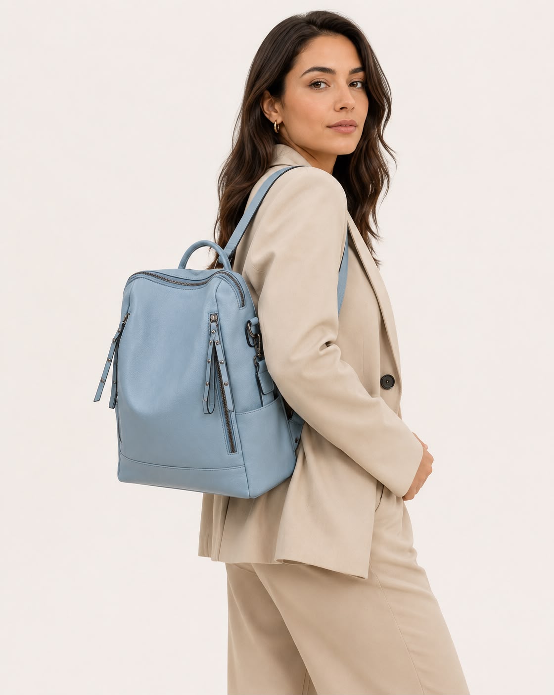 Sac à Dos Femme Convertible Camille – Bleu