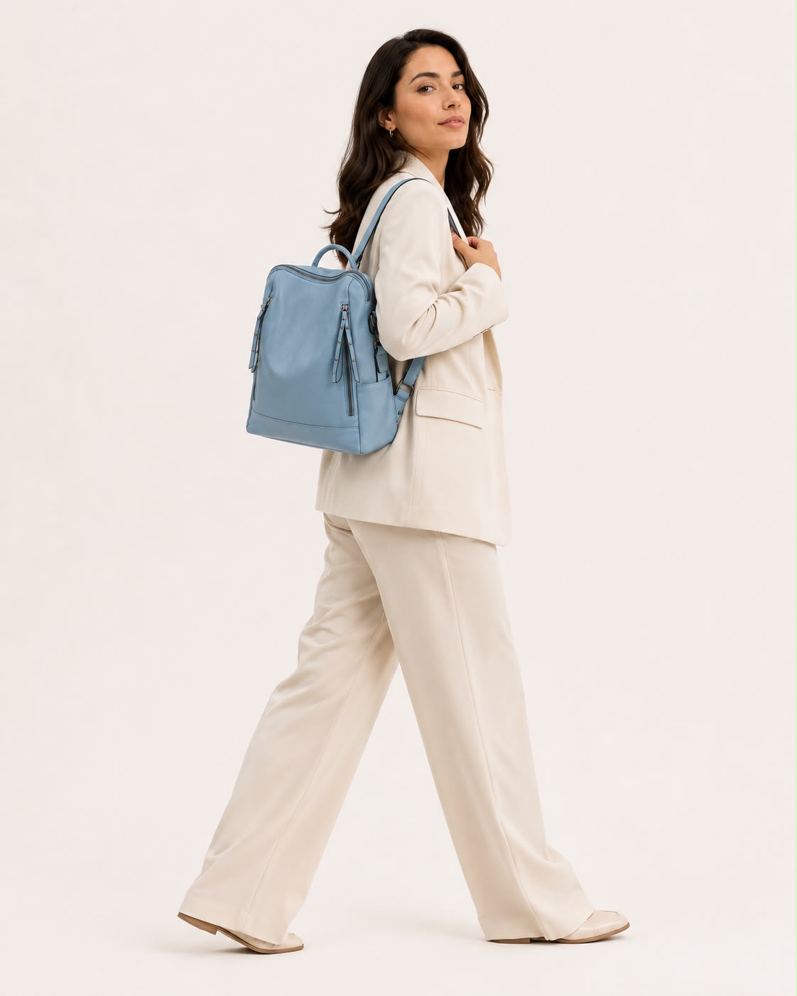 Sac à Dos Femme Convertible Camille – Bleu