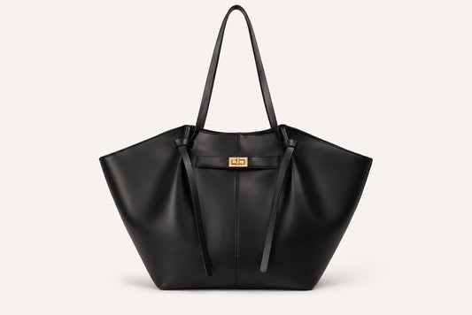 Grand Sac Cabas Femme Aélia Noir