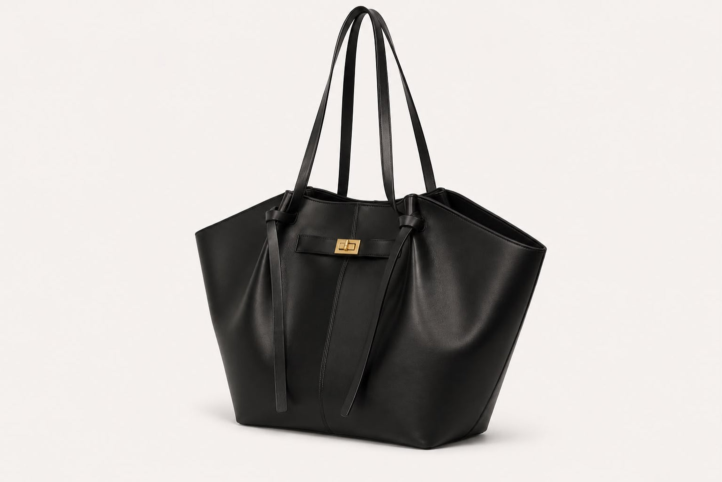 Grand Sac Cabas Femme Aélia Noir